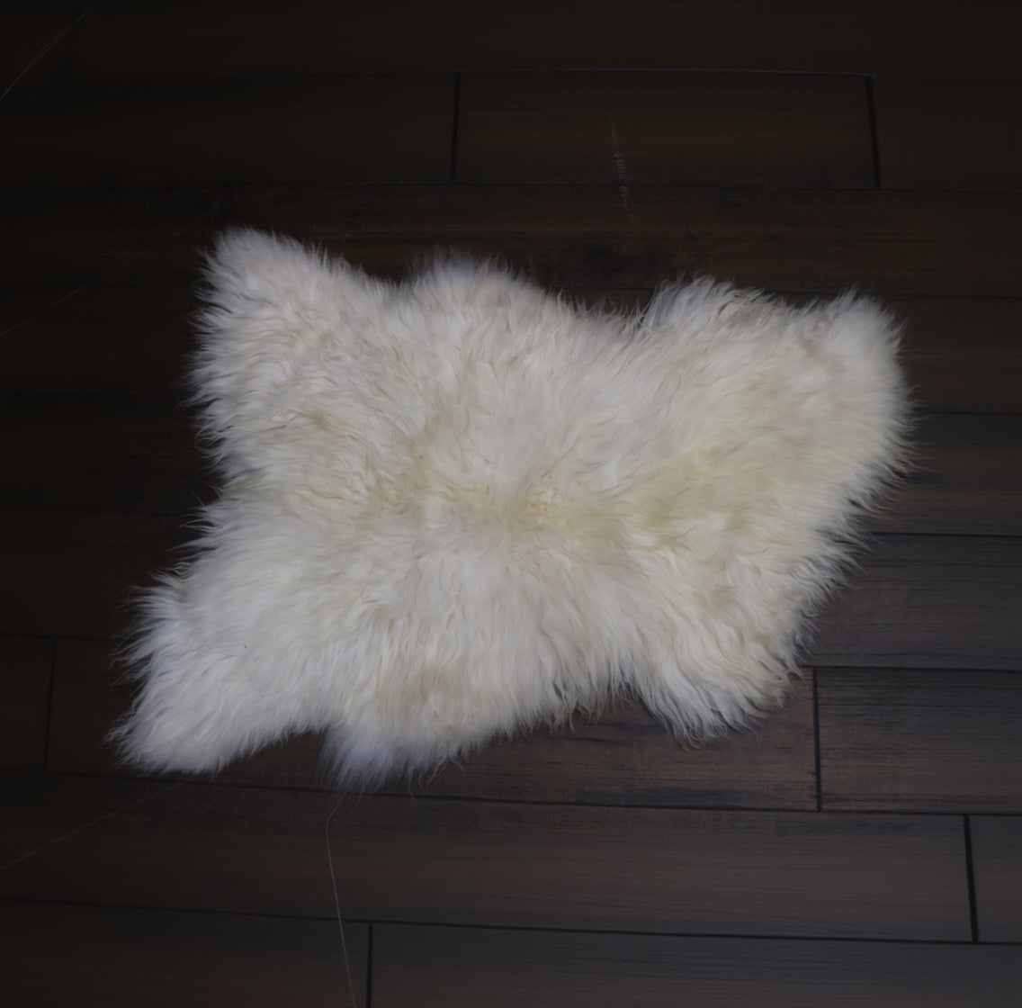 Luxurious Natural White Genuine Icelandic Sheepskin Rug