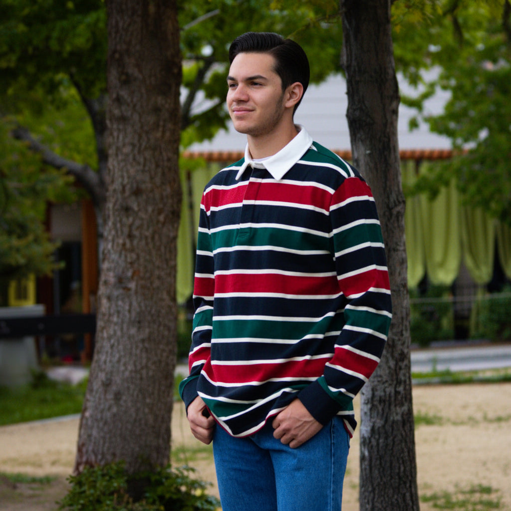 Pendleton Decker Rugby Ranger Stripe Long Sleeve Shirt