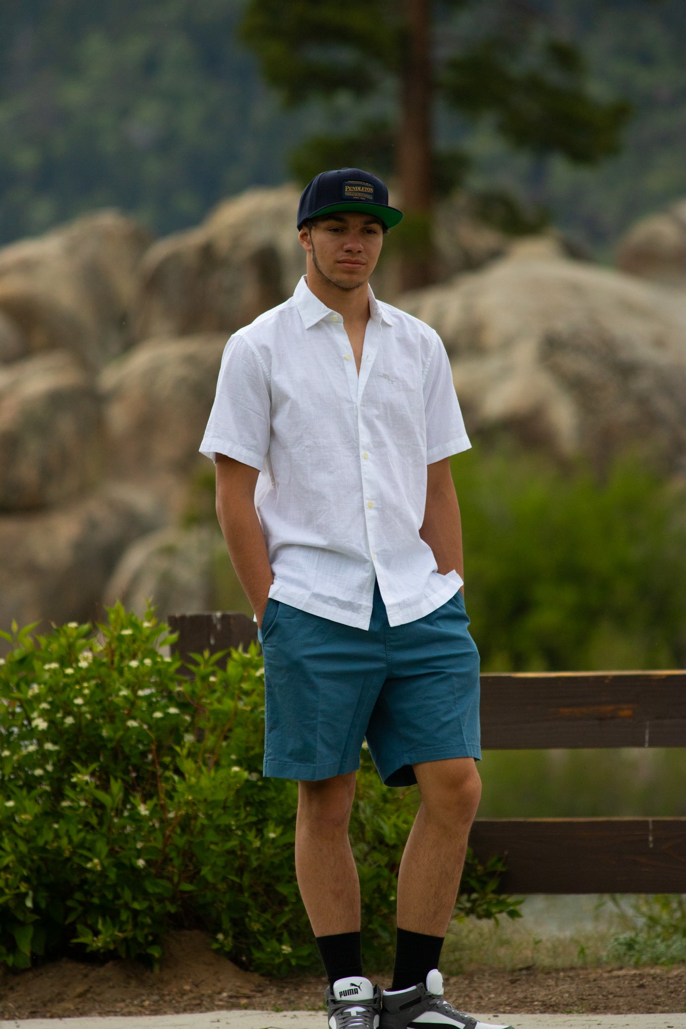 Tommy Bahama Short Sleeve White Button-up Shirt