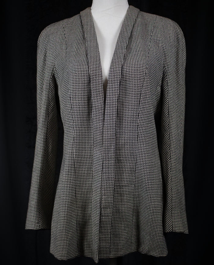 Luxury Giorgio Armani Amilano Borgonuovo 21 Womens Suit Blazer Size 44