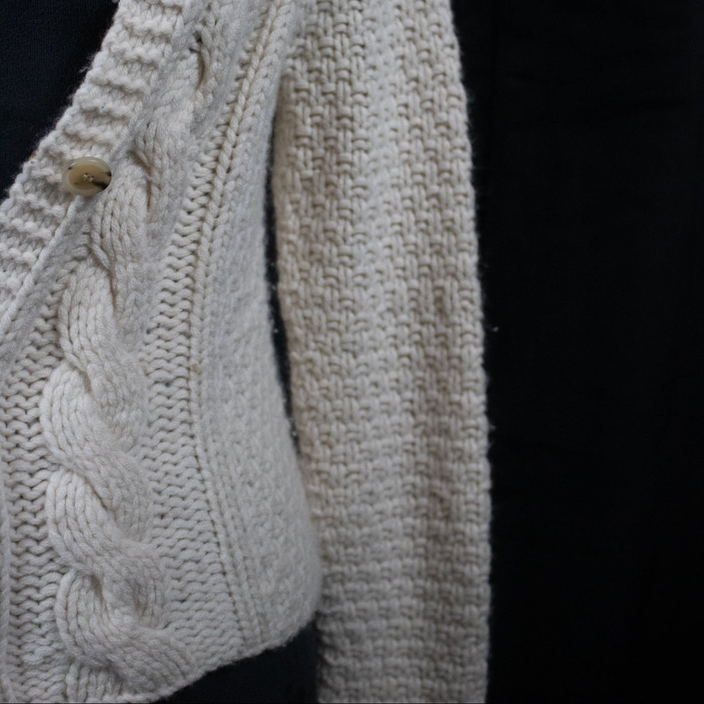 Theory White Button-up Cashmere Sweater
