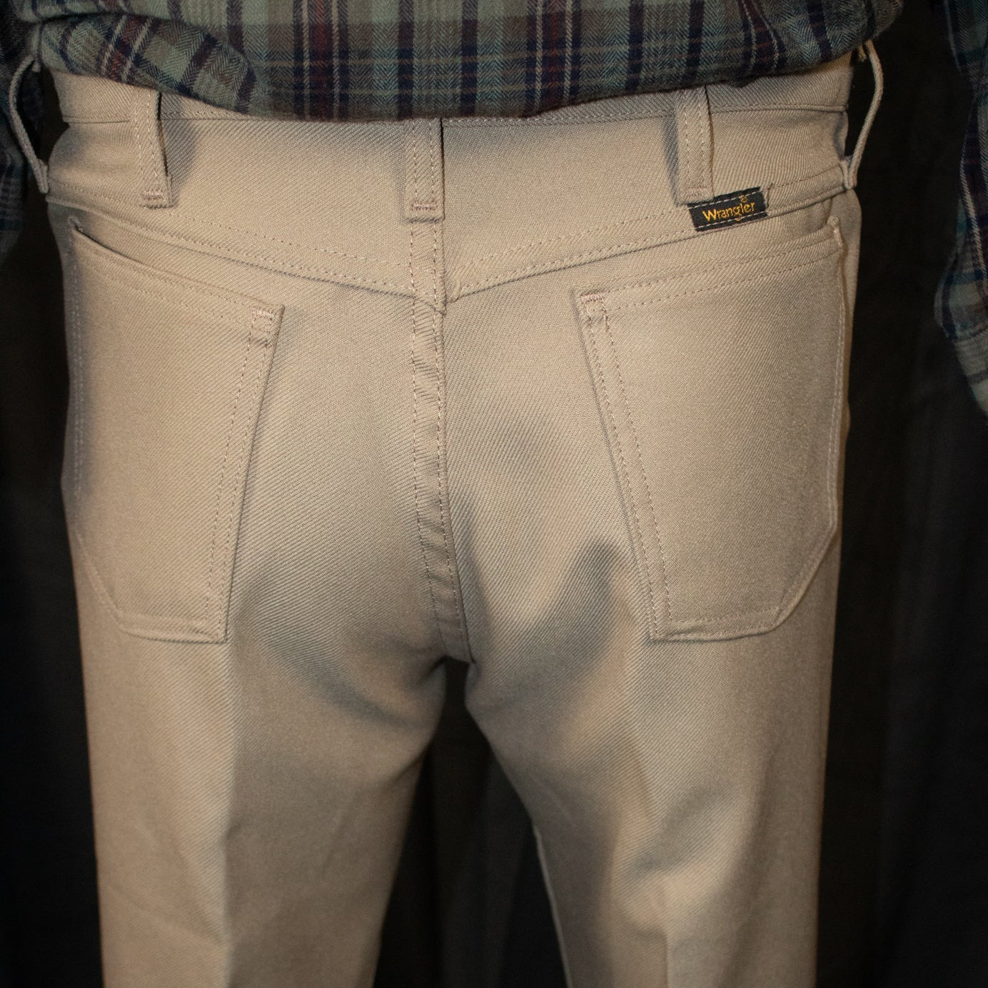 Khaki Tan Wrangler Dress Pants Size 33x32
