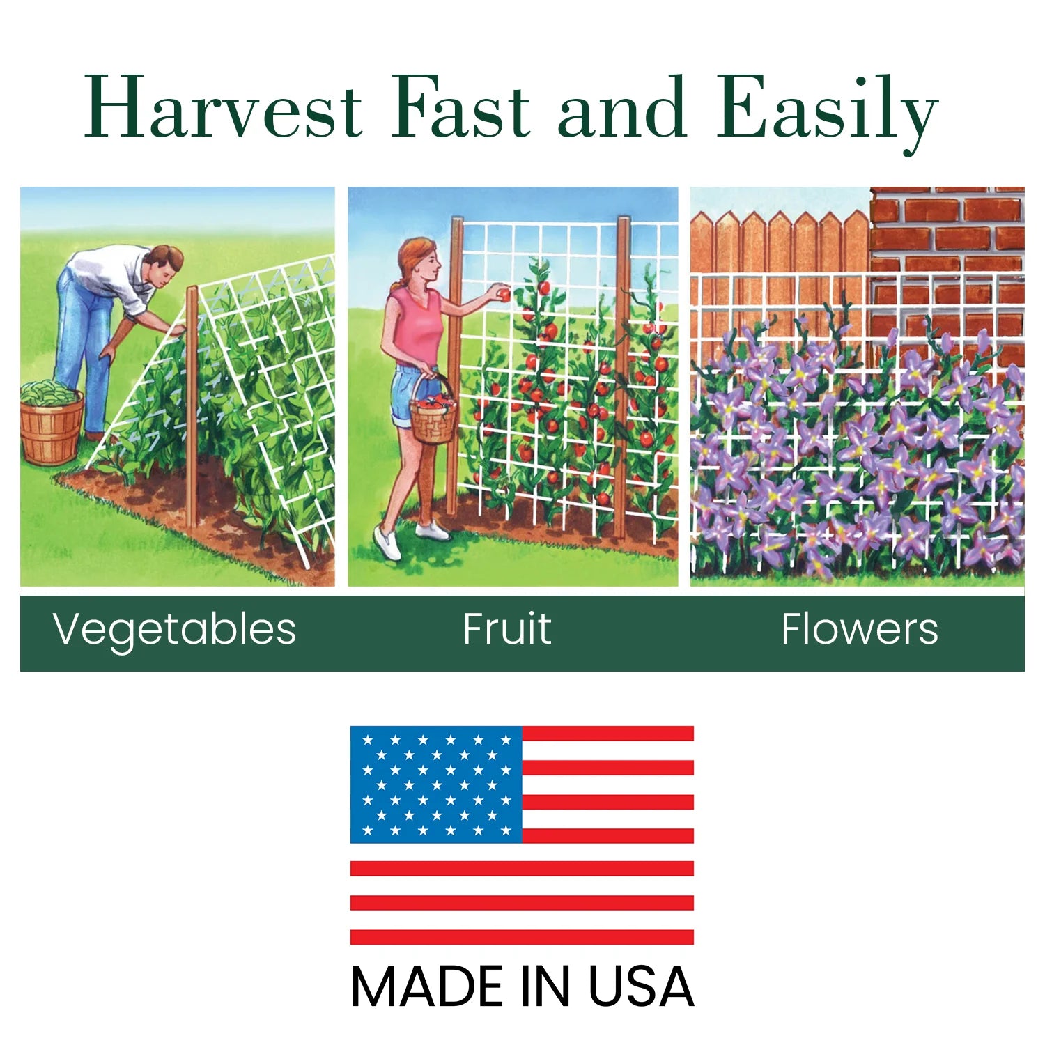 Dalen Trellis Netting Heavy-Duty Nylon Mesh
