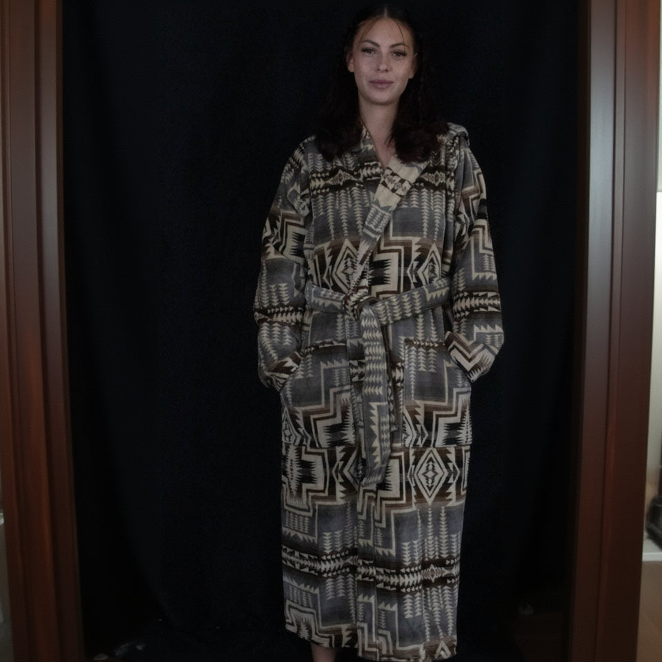 Pendleton Harding Star Grey Bath Robe