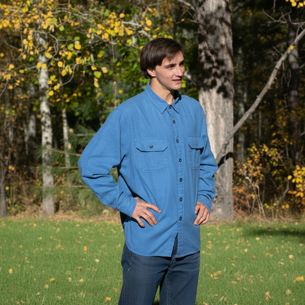 Pendleton Burnside Aegean Blue Button up Shirt