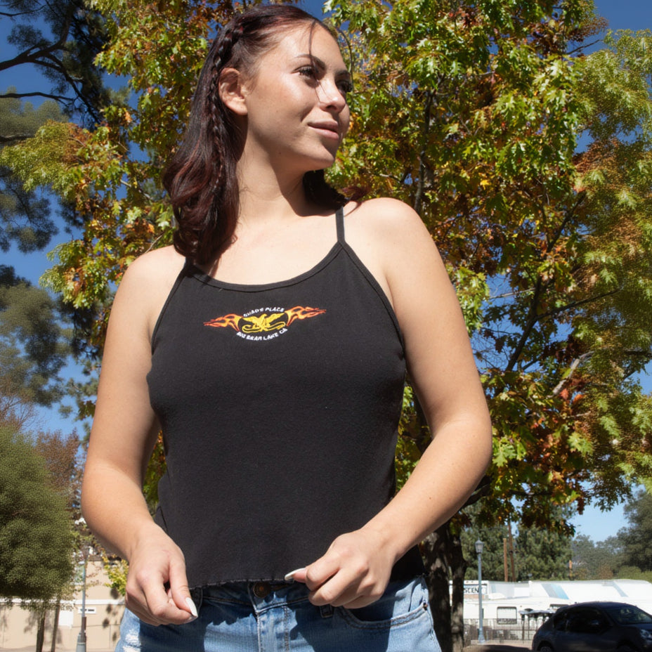 Vintage 90's Chad's Place Bar Black Women's Tank Top