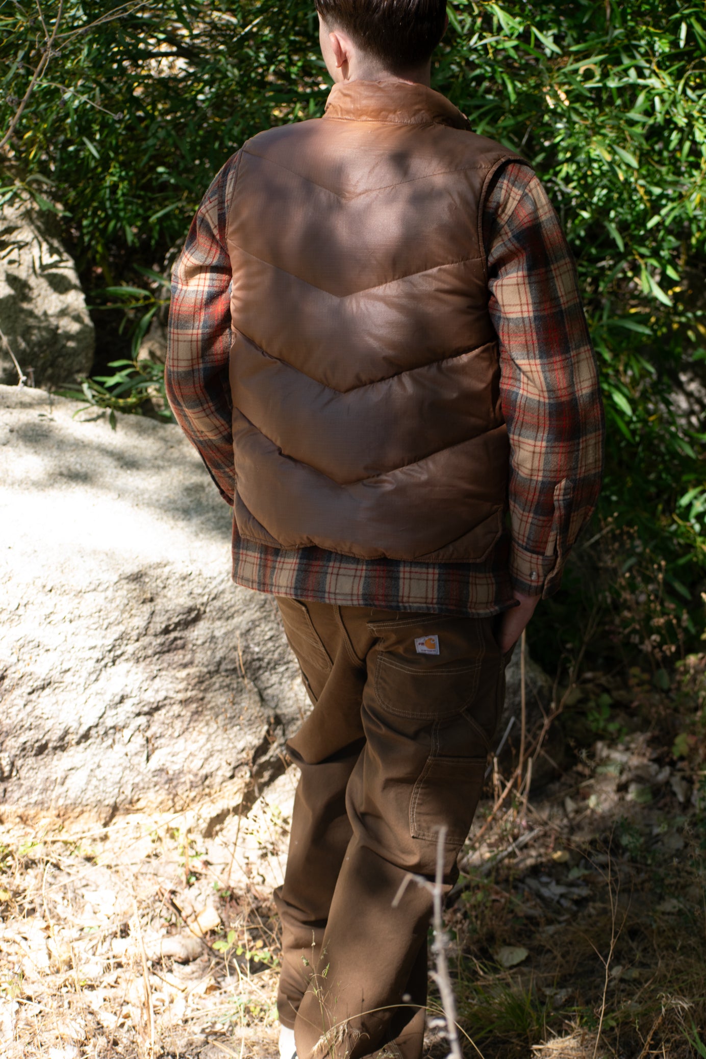 Reversible Puffer Vest with Button-Up Front – Versatile Outerwear