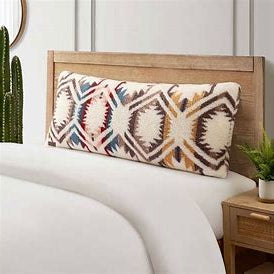 Pendleton Oversized Sherpa Bolster Pillow – White Sands