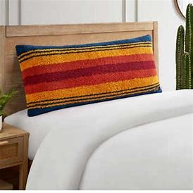 Pendleton Oversized Sherpa Bolster Pillow- Grand Canyon Blue