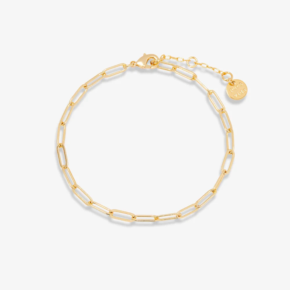 Pura Vida Harper Gold Paperclip Chain Bracelet
