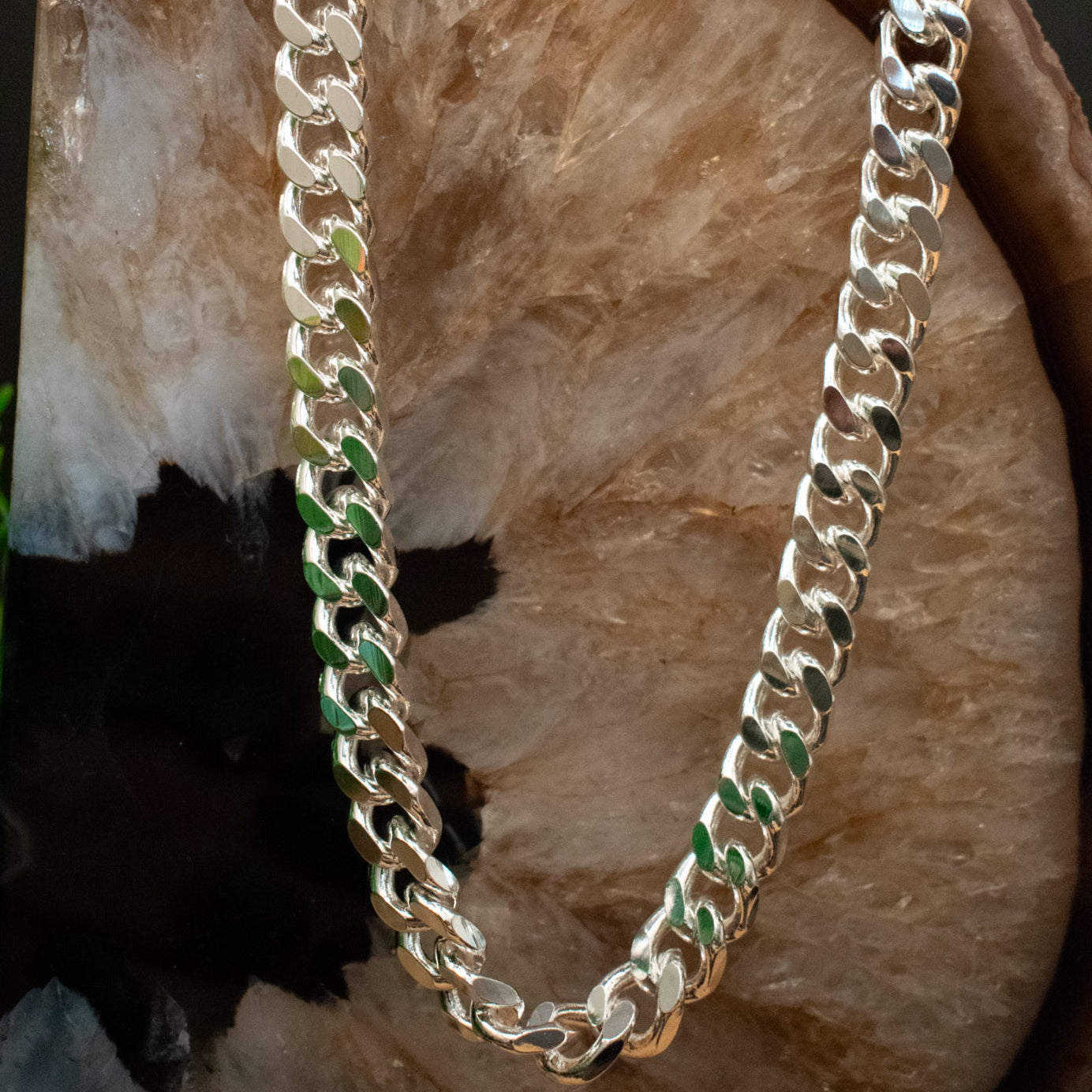 Abalone Shell with Infinity Spiral On a Choker String