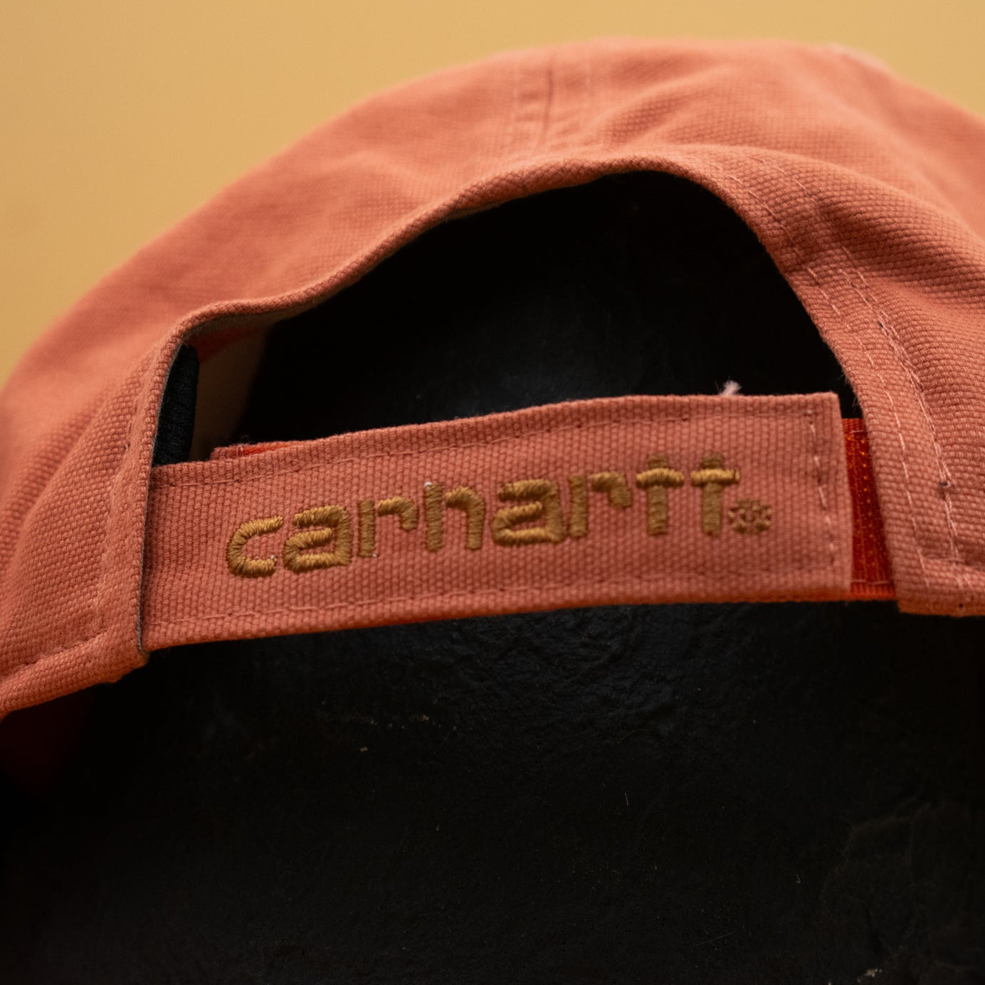Terracotta Carhartt Adjustable Canvas Hat