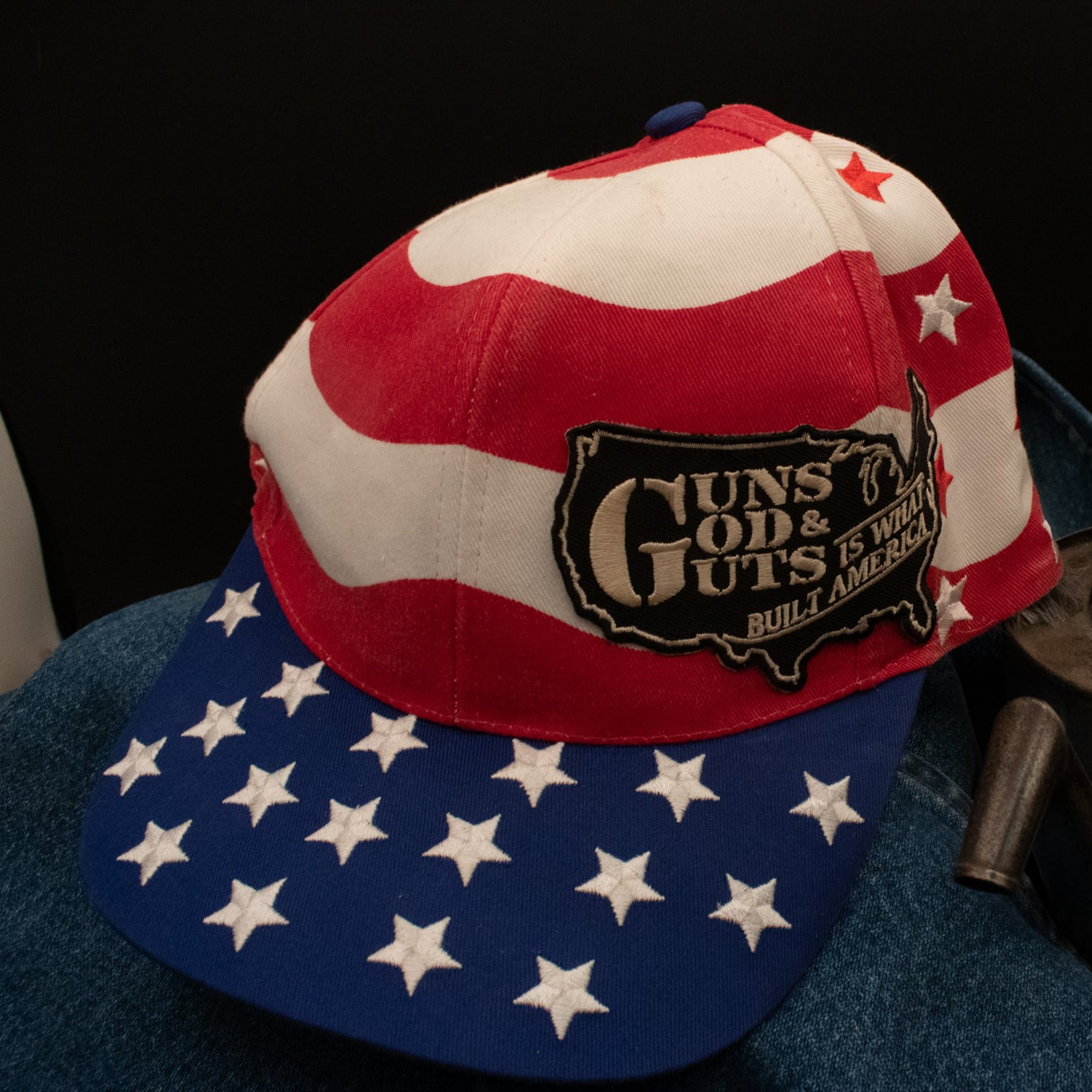 American Flag Adjustable Hat