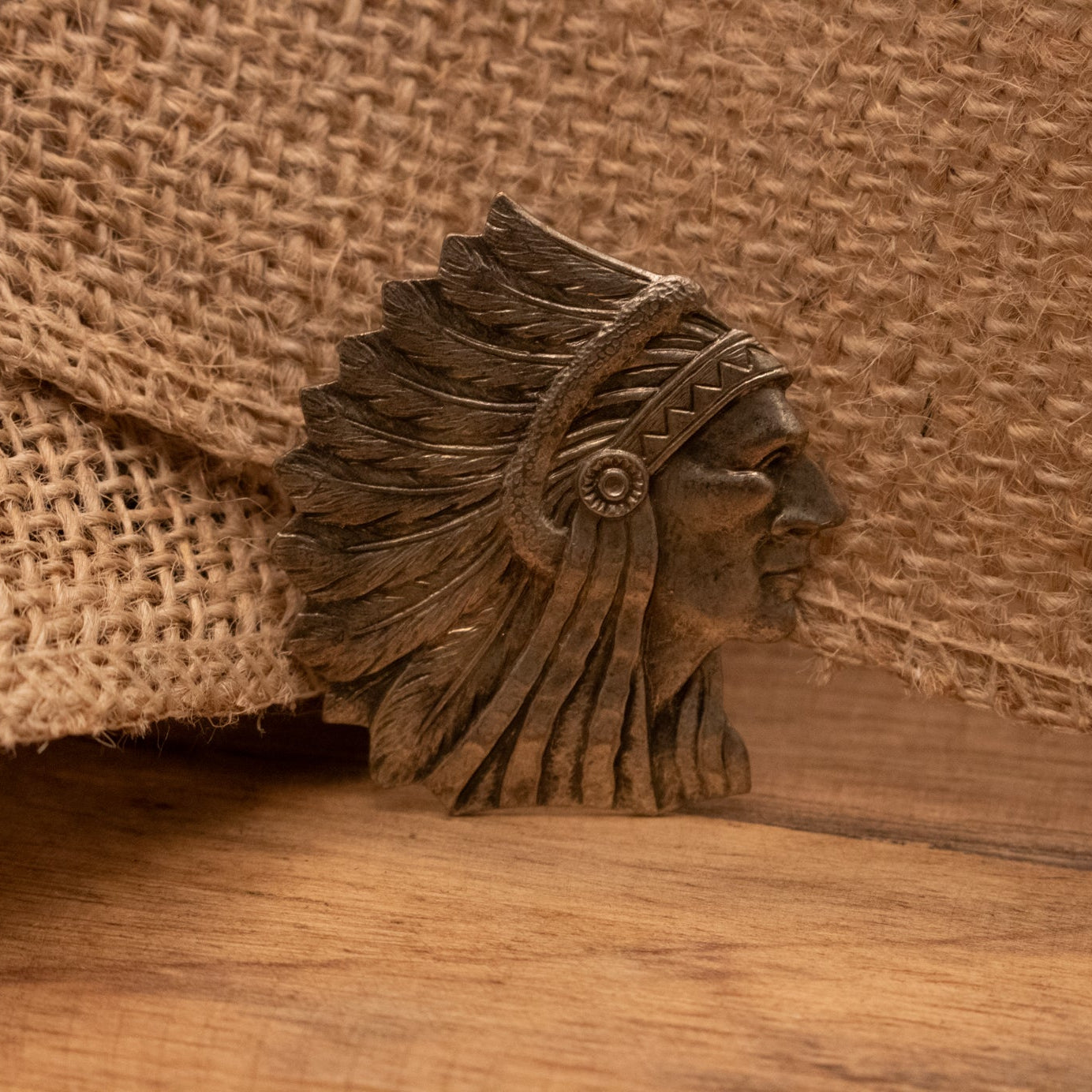 Vintage Native American Navajo Chief Joseph Medallion