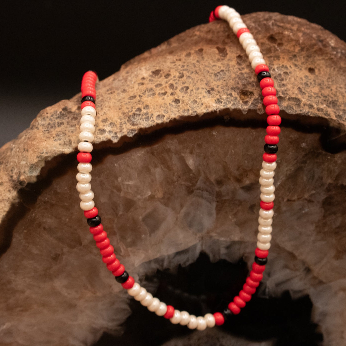 Jim Morrison The Doors Authentic Native American Snake Bead Necklace