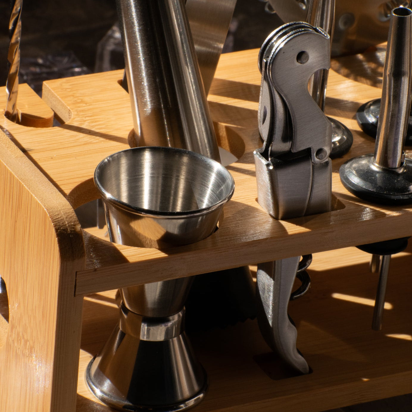 Mixology Bartender Kit with Stand Bar Tool Set