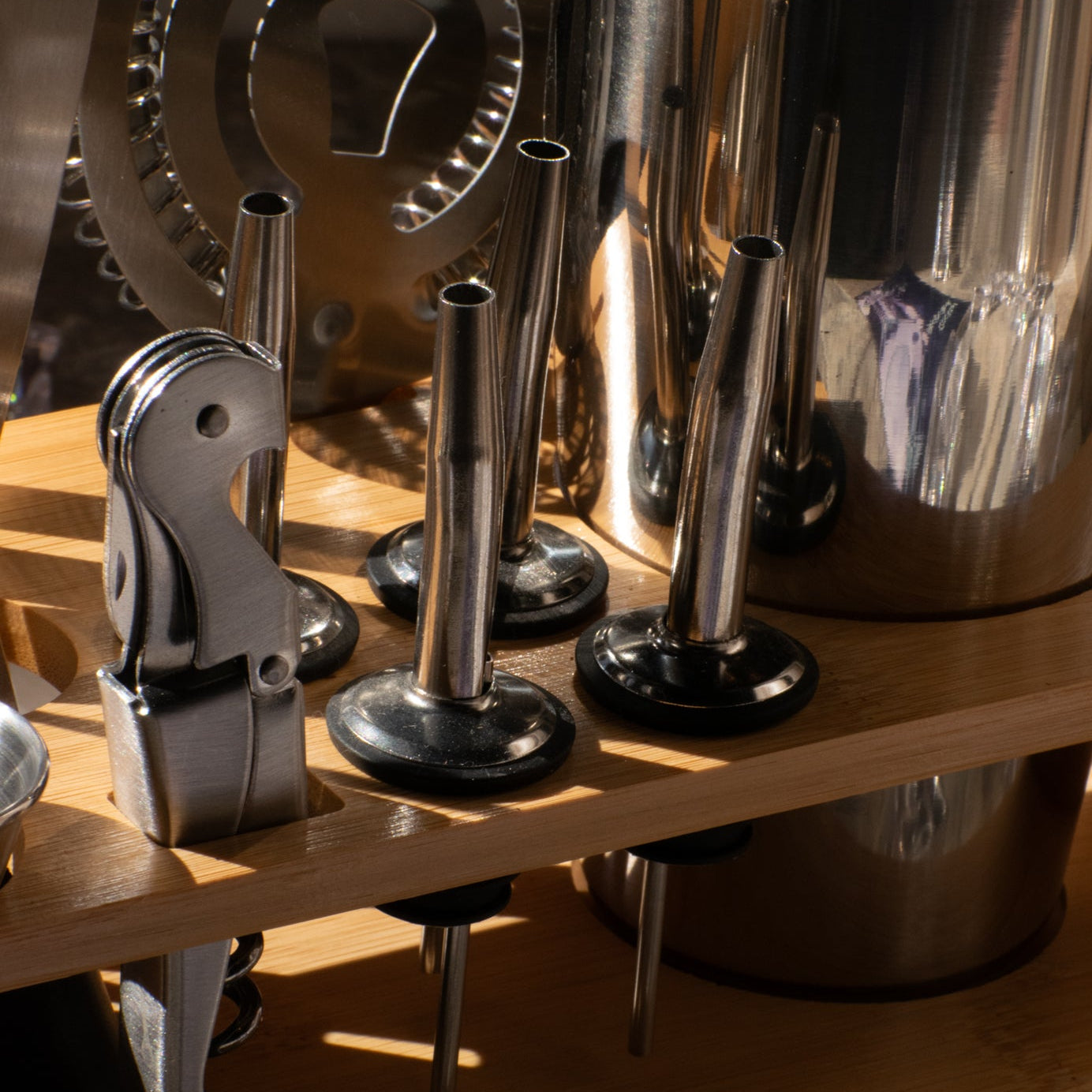 Mixology Bartender Kit with Stand Bar Tool Set