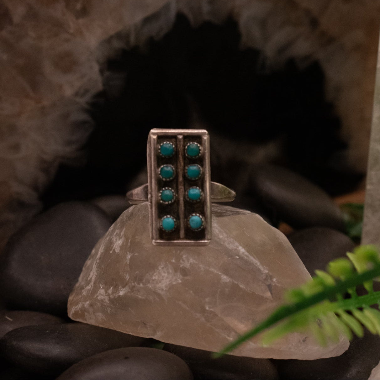 Turquoise Gemstones Sterling Silver Ring