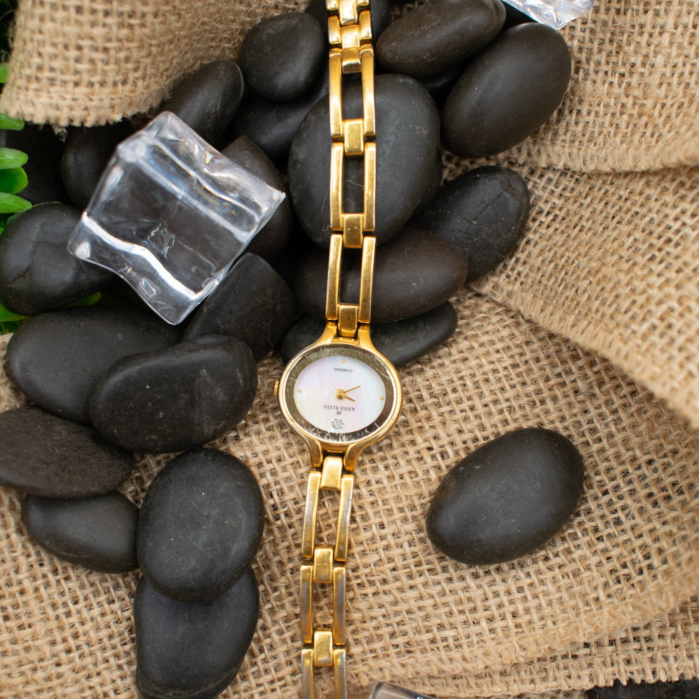 Anne Klein Women's Silver and Gold Watch