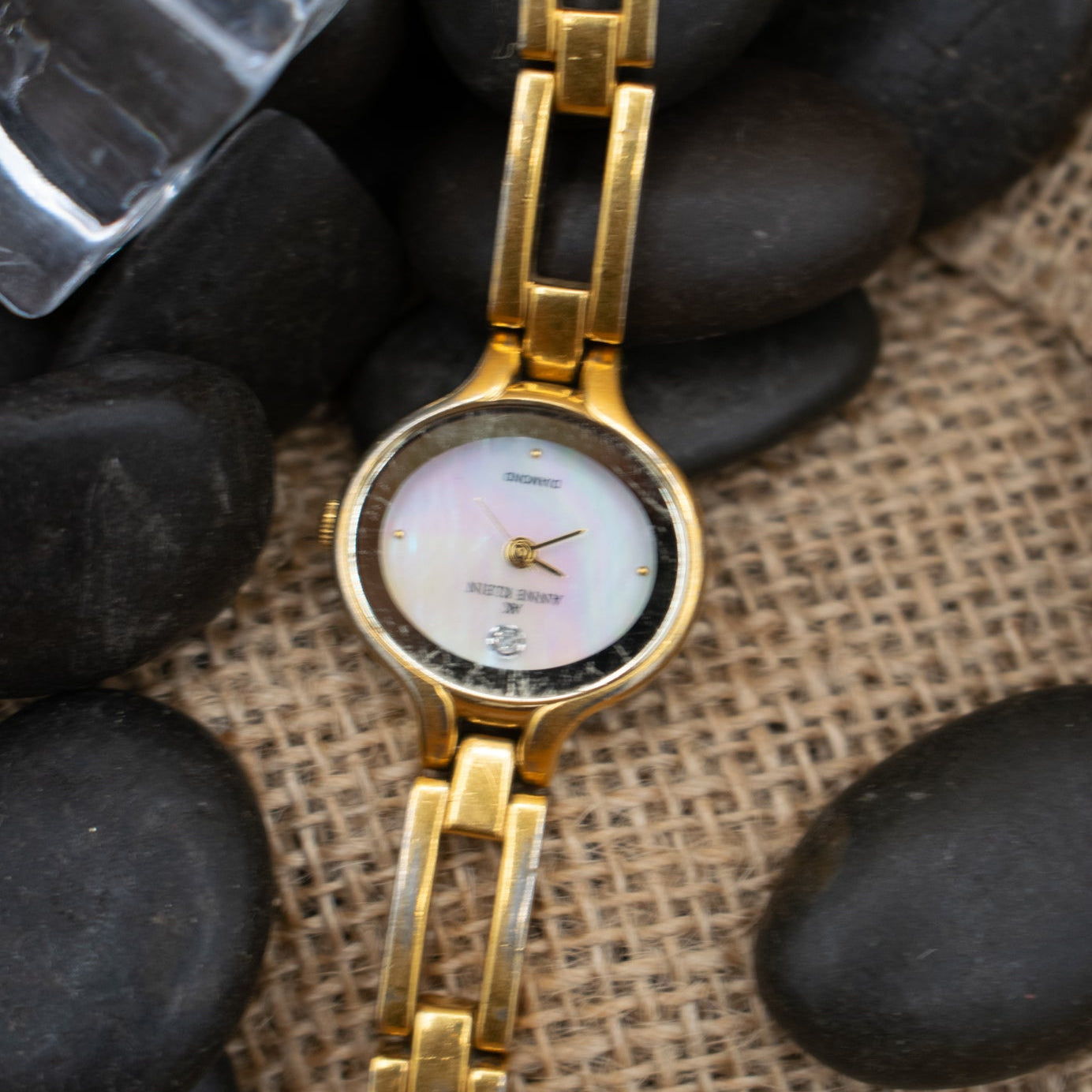 Anne Klein Women's Silver and Gold Watch