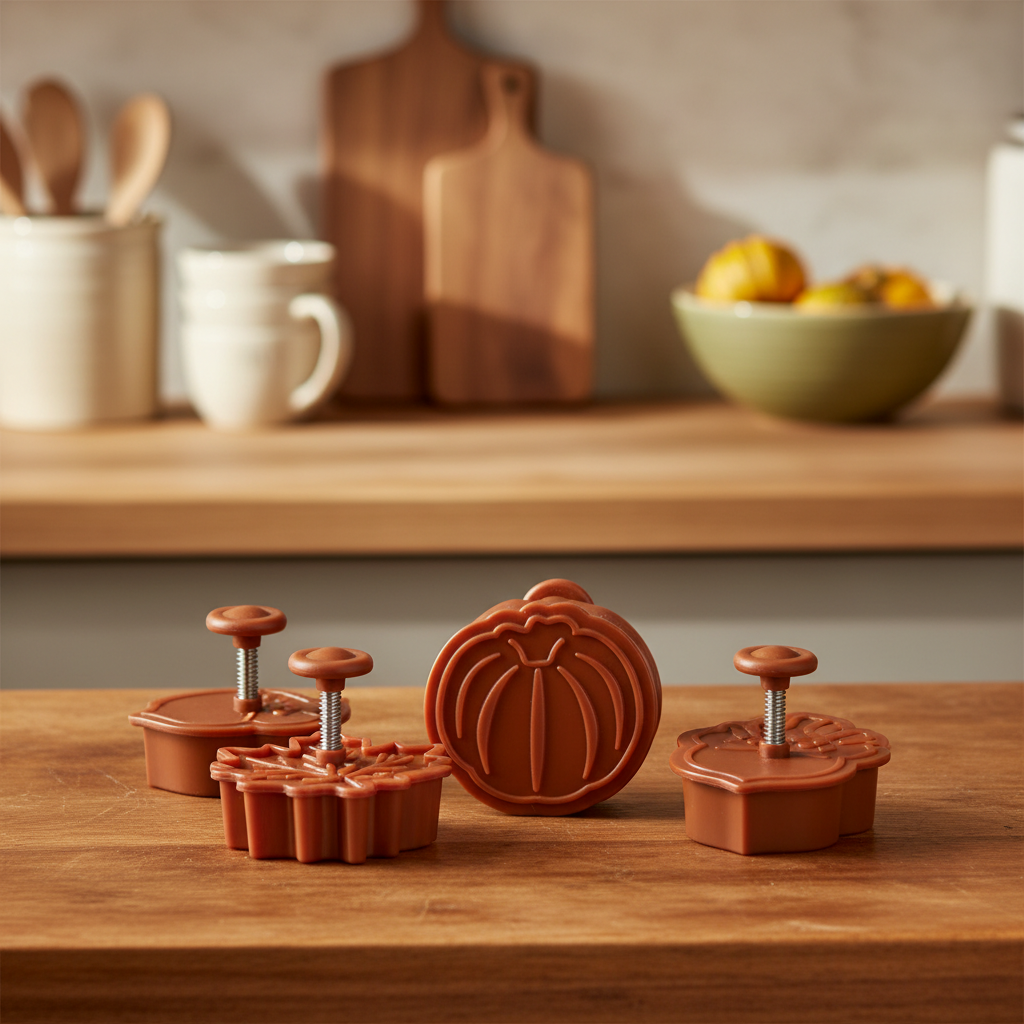 Williams Sonoma Autumn Pie Punches Set Of 4