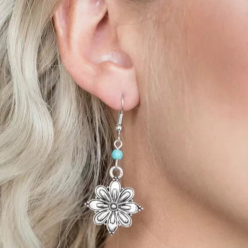 Blossom Flower Dangling Earrings