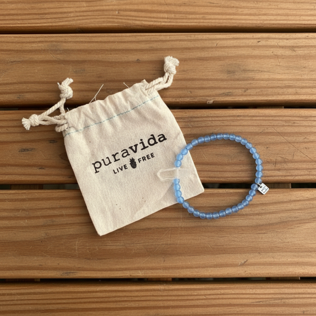 Pura Vida Celestine Intention Stretch Bracelet
