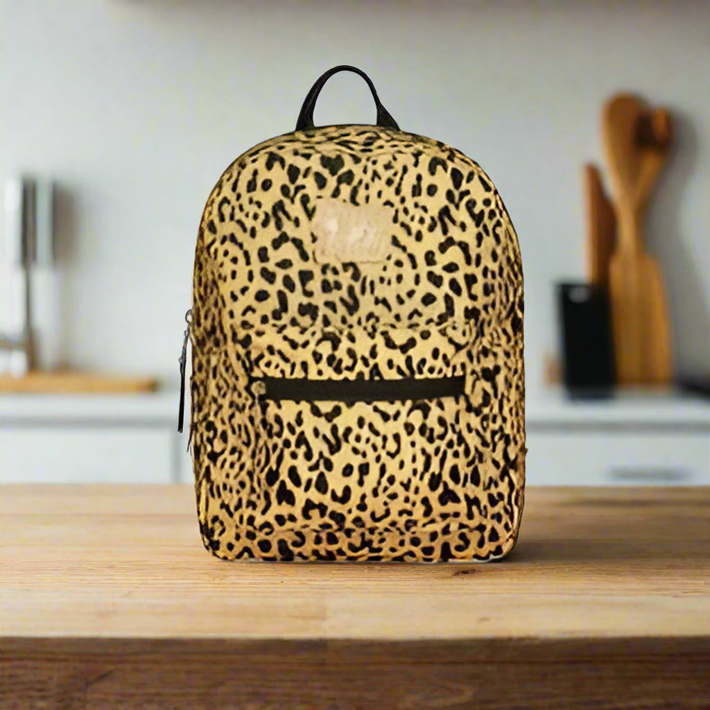 Pura Vida Leopard Print Mini Backpack