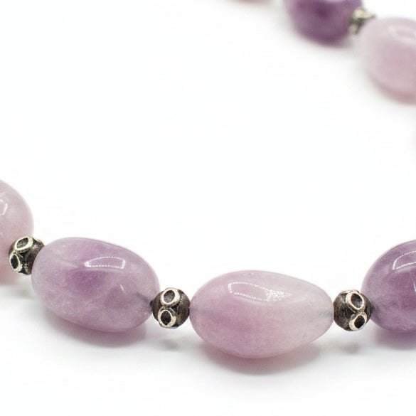 Beautiful Handmade Amethyst Cross Necklace From India
