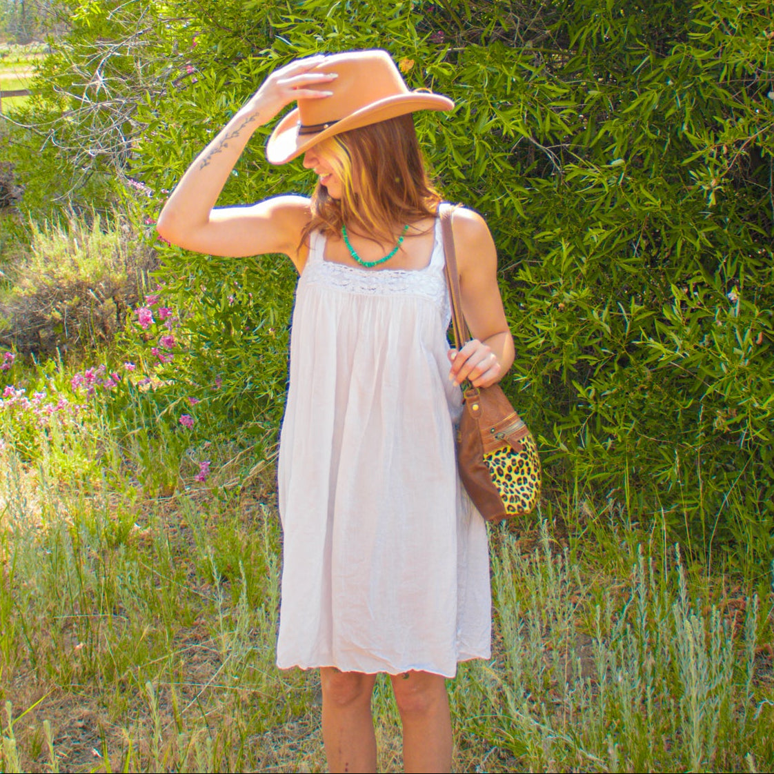 Unlimited Aura by the Limited White Sundress with Spaghetti Straps  Size S
