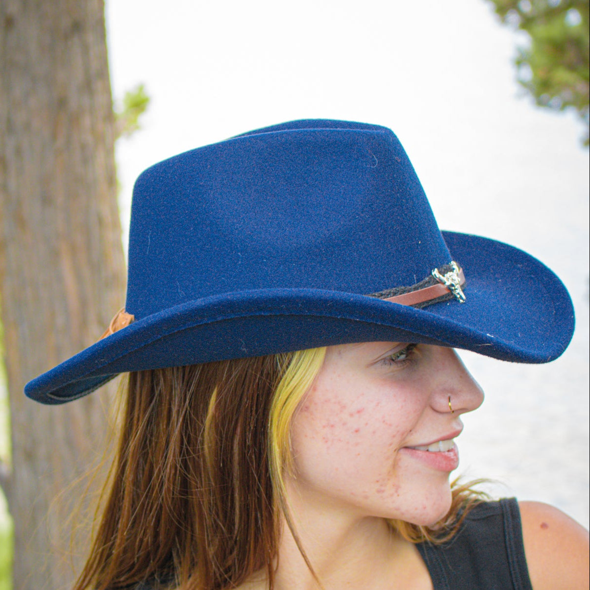 Cowboy Hat Action Summer, Sun Protection Unisex Hat Hiking Khaki