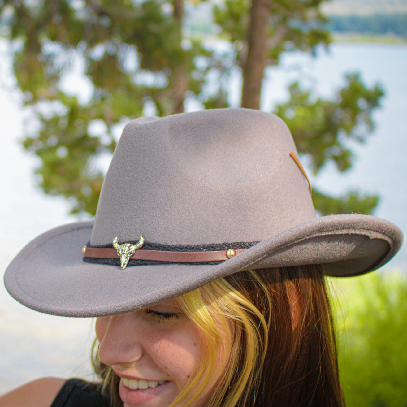 Cowboy Hat Action Summer, Sun Protection Unisex Hat Hiking Khaki
