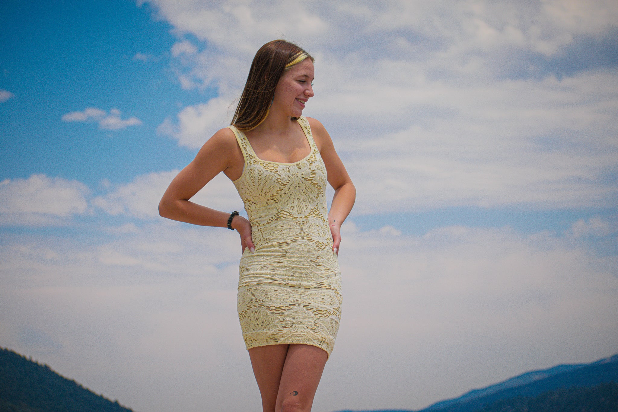 Intimately Free People Off White Lace Dress Size Small