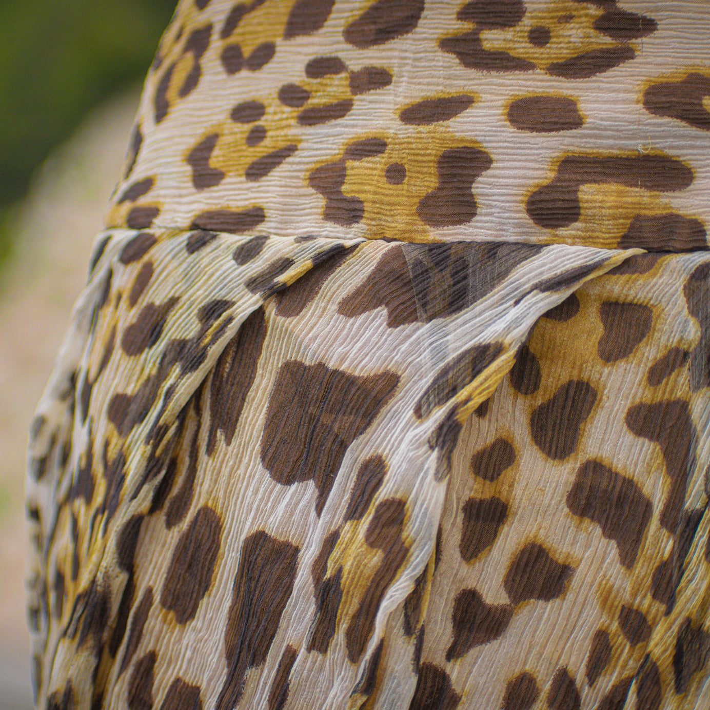 Sinequanone Paris France Leopard Print Short Skirt