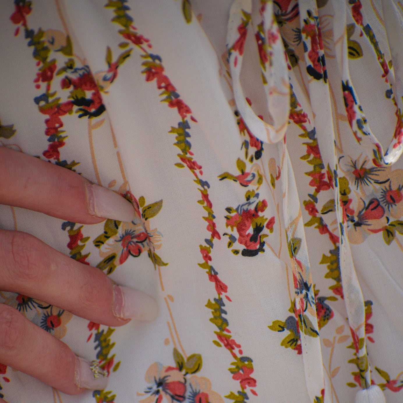 Nectar x Clothing Off the Shoulder Floral Maxi Dress