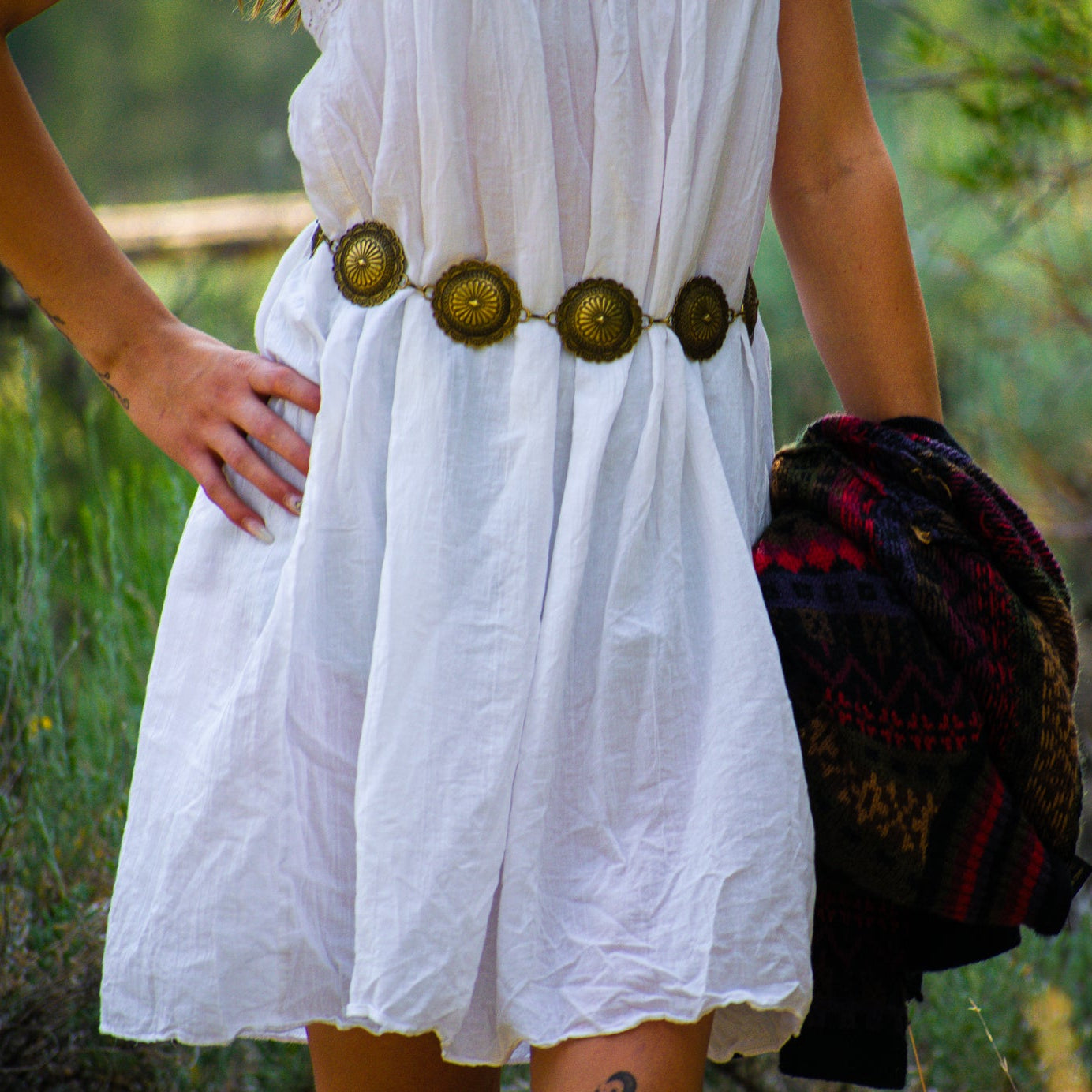 Unlimited Aura by the Limited White Sundress with Spaghetti Straps  Size S