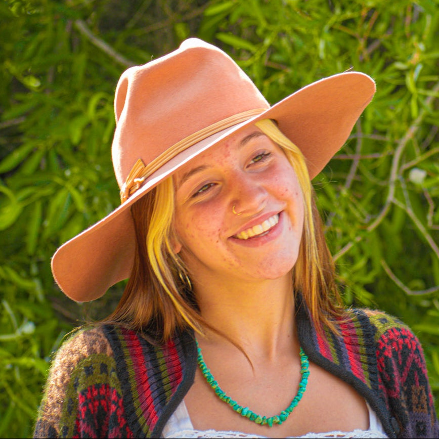 Wide Brim 100% Wool Sun Hat
