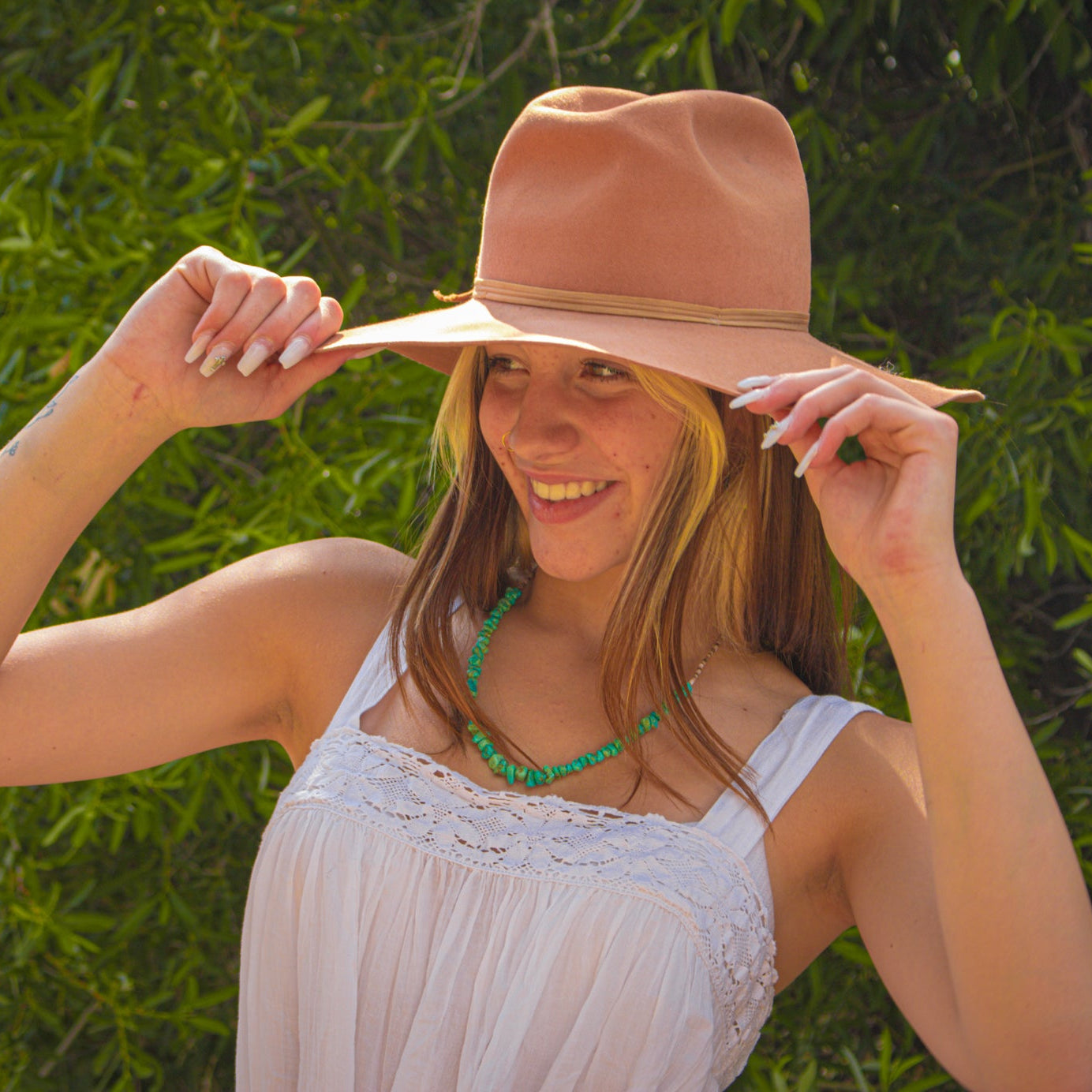 Wide Brim 100% Wool Sun Hat
