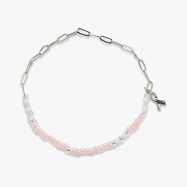 Pura Vida Boarding 4 Breast Cancer Half N Half Bracelet